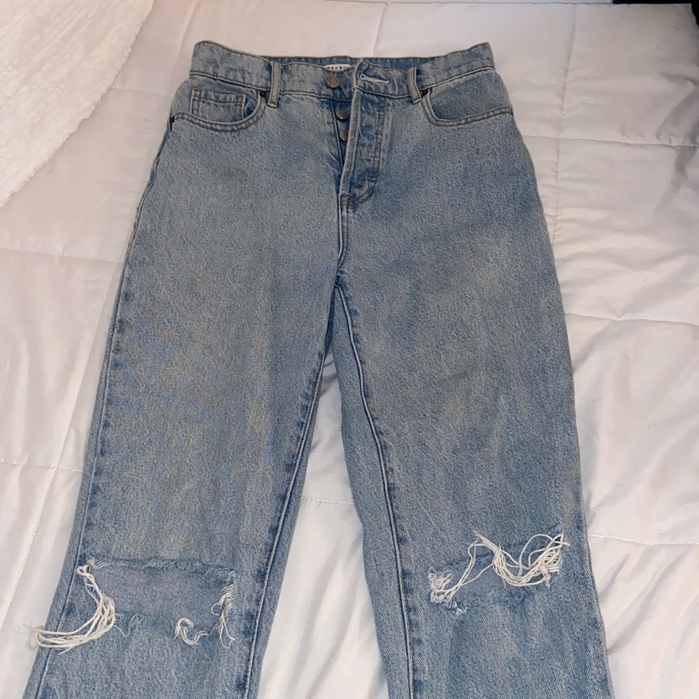 Pacsun ripped high rise jeans size 25